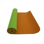 TPE Yoga Mat เสื่อโยคะ วัสดุ TPE 2 สี - สีเขียว-ส้ม และ สีเหลือง-น้ำเงิน